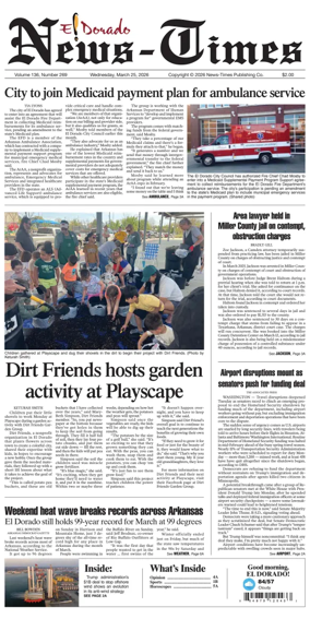 Cover of El Dorado News-Times (VCID - Camden News)