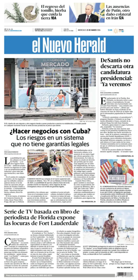 Cover of El Nuevo Herald