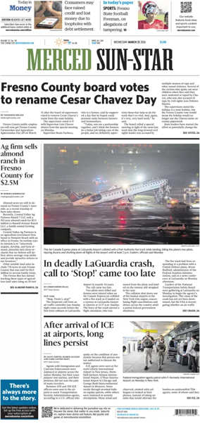 Cover of Merced Sun-Star