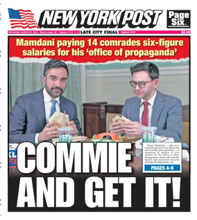 Cover of New York Post