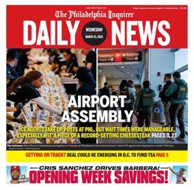 Cover of Philadelphia Daily News