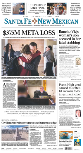 Cover of Santa Fe New Mexican