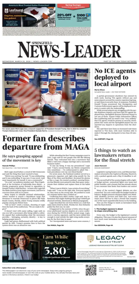 Cover of Springfield News-Leader