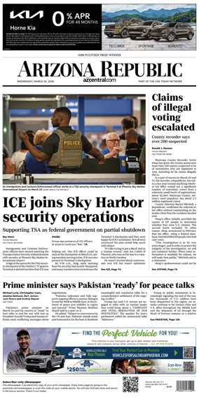 Cover of The Arizona Republic