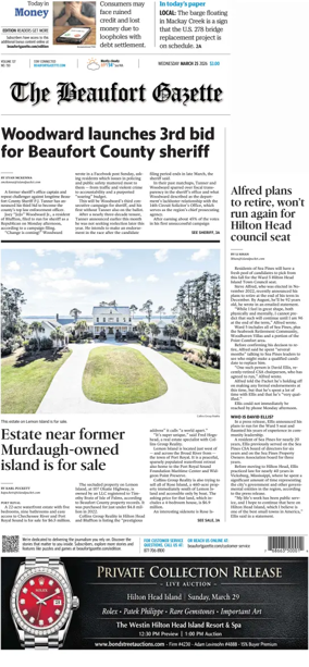 Cover of The Beaufort Gazette