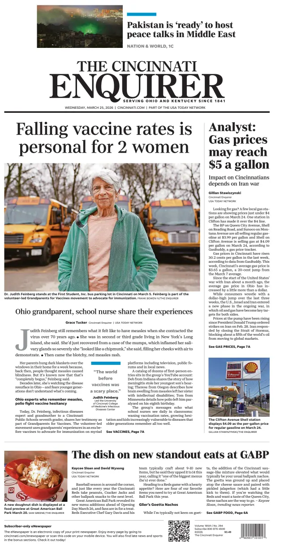 Cover of The Cincinnati Enquirer