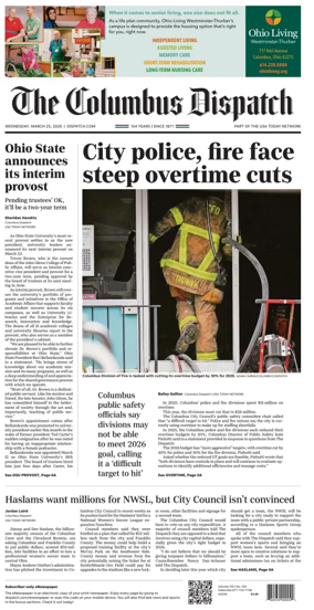 Cover of The Columbus Dispatch