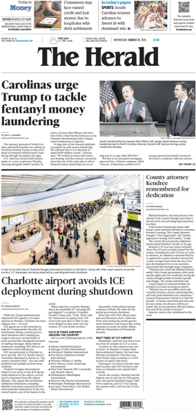 Cover of The Herald (Rock Hill)