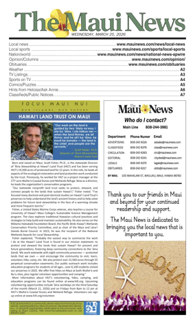 Cover of The Maui News
