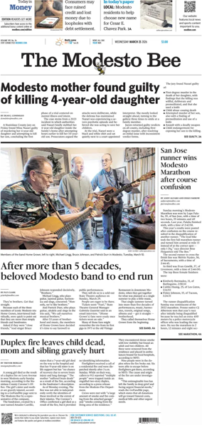 Cover of The Modesto Bee