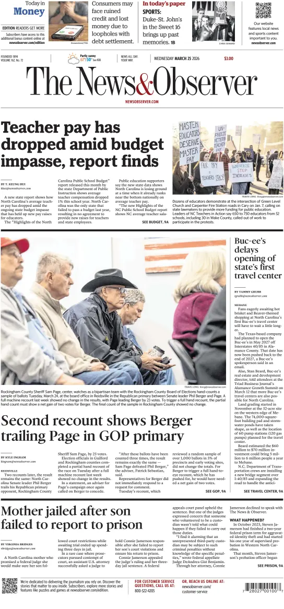 Cover of The News & Observer