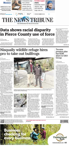 Cover of The News Tribune