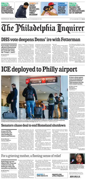 Cover of The Philadelphia Inquirer