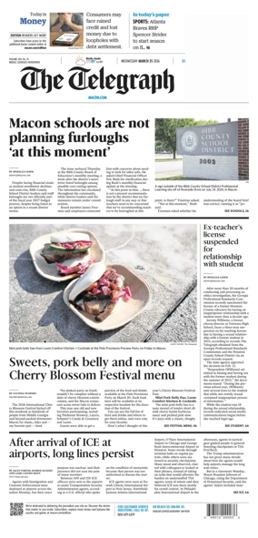 Cover of The Telegraph (Macon)