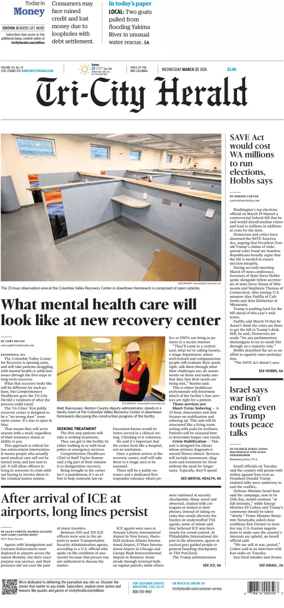 Cover of Tri-City Herald