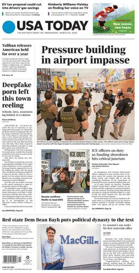 Cover of USA TODAY US Edition