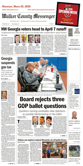 Cover of Walker County Messenger