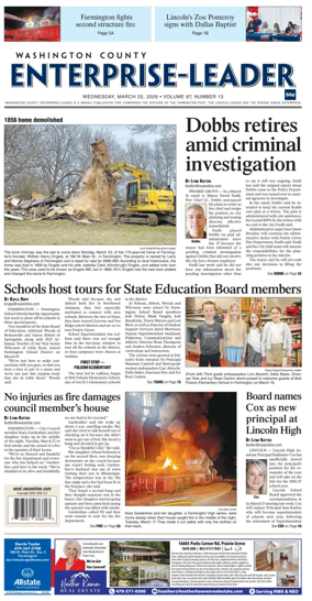 Cover of Washington County Enterprise-Leader