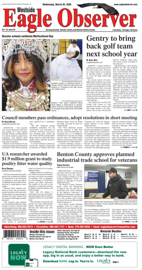 Cover of Westside Eagle-Observer