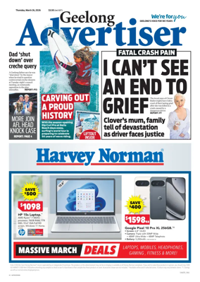 Cover of Geelong Advertiser