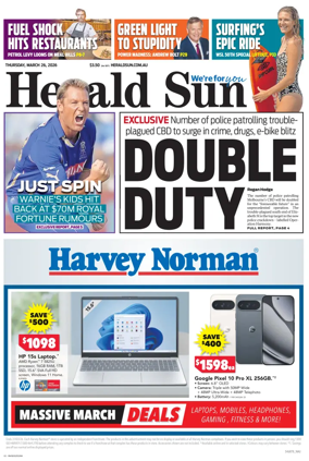 Cover of Herald Sun
