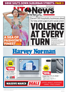 Cover of NT News