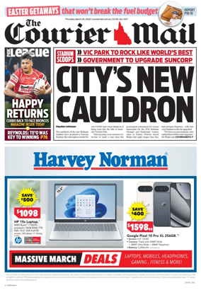 Cover of The Courier-Mail