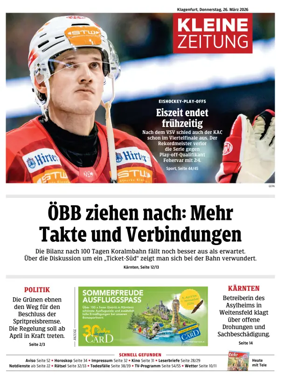Cover of Kleine Zeitung Kaernten