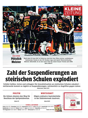 Cover of Kleine Zeitung Steiermark