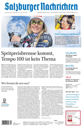 Cover of Salzburger Nachrichten