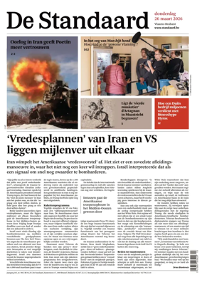 Cover of De Standaard