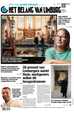 Cover of Het Belang van Limburg