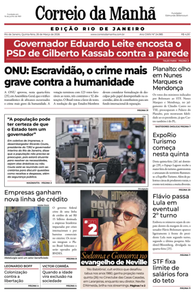 Cover of Jornal Correio da Manha