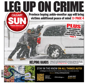 Cover of Calgary Sun