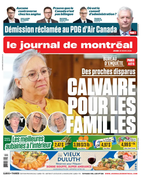 Cover of Le Journal de Montreal