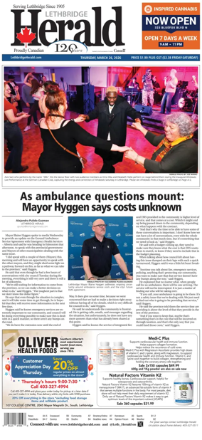 Cover of Lethbridge Herald