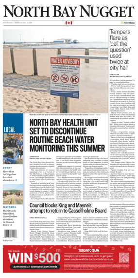 Cover of North Bay Nugget