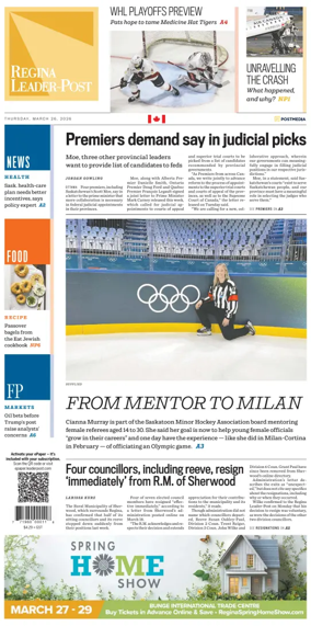 Cover of Regina Leader-Post