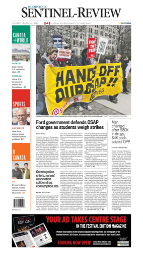 Cover of Sentinel-Review (Woodstock)