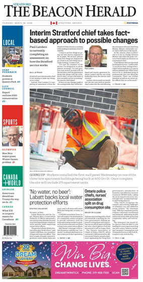 Cover of The Beacon Herald