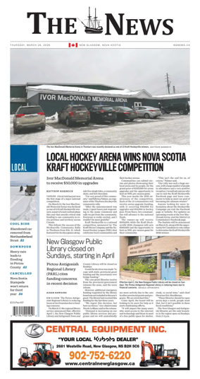 Cover of The News (New Glasgow)