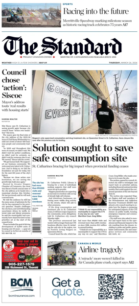 Cover of The Standard (St. Catharines)