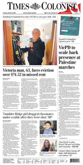 Cover of Times Colonist