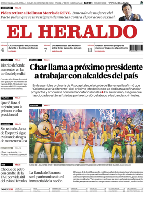Cover of El Heraldo (Colombia)