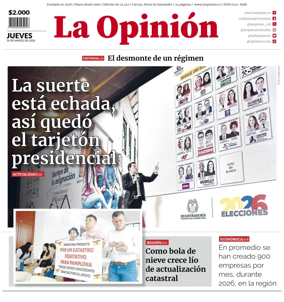 Cover of La Opinion