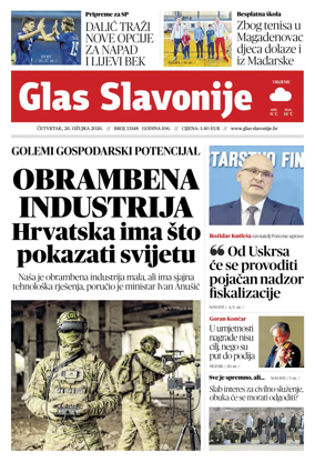 Cover of Glas Slavonije