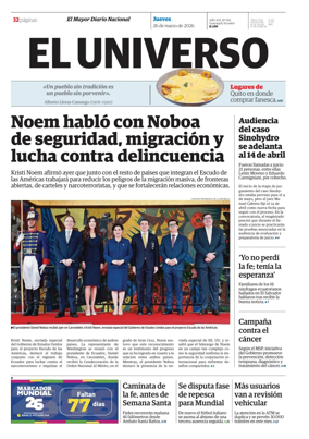 Cover of El Universo