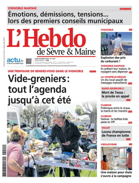 Cover of L'Hebdo de Sevre et Maine