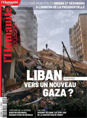 Cover of L'HUMANITE MAGAZINE