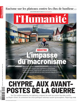 Cover of L'HUMANITE